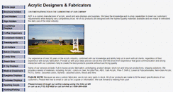 Desktop Screenshot of acrylicdesigners.com